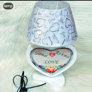 Sublimation Heart Lamp